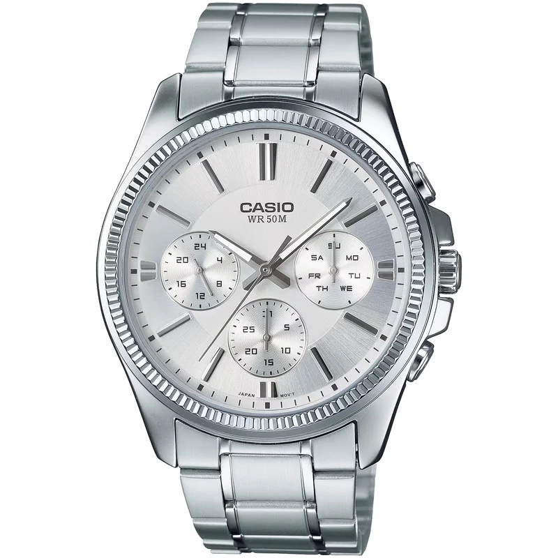 Montre Casio Homme MTP-1375D-7A Quartz Analogique Argent
