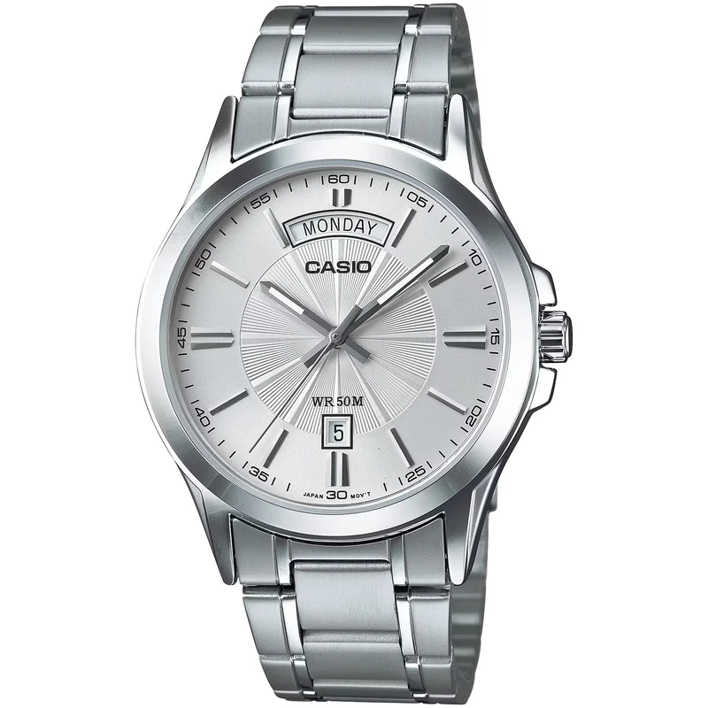 Montre Casio Homme MTP-1381D-7A Quartz Analogique Argent