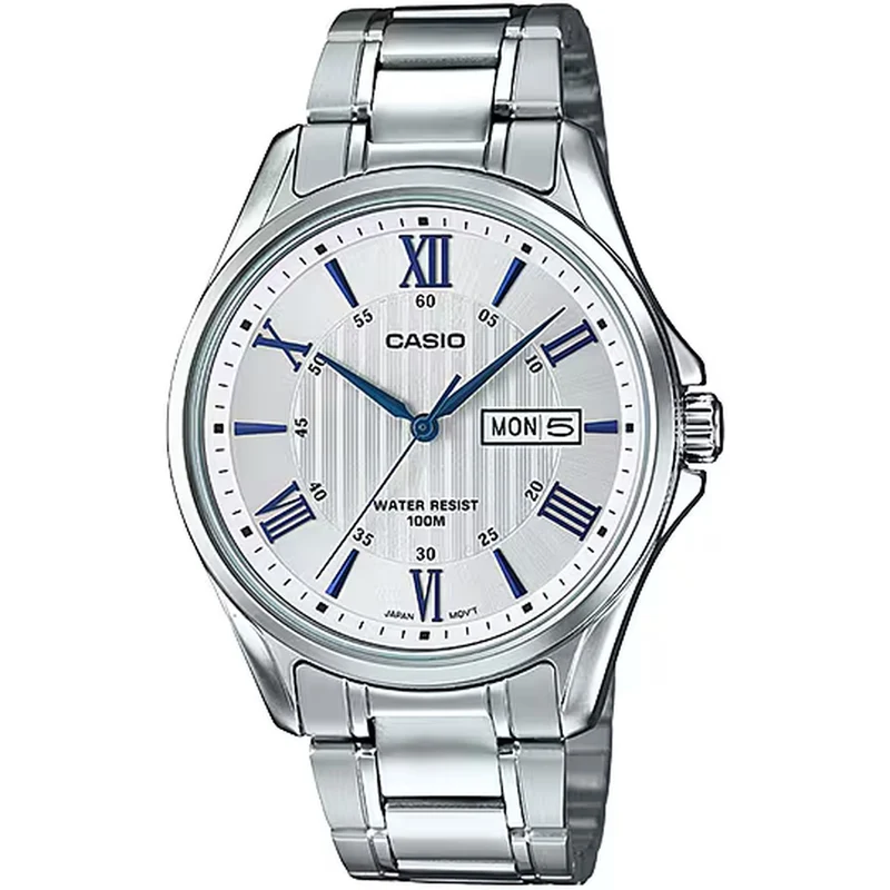 Montre Casio Homme MTP-1384D-7A2 Quartz Analogique Argent