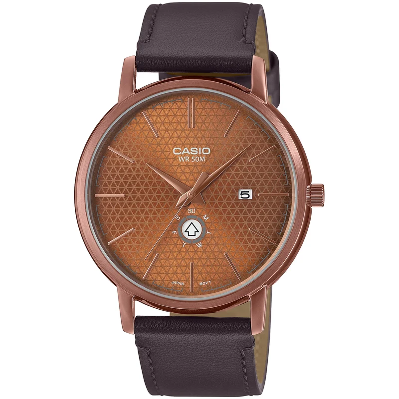 Montre Casio Homme MTP-B125RL-5A Quartz Analogique Or Rose
