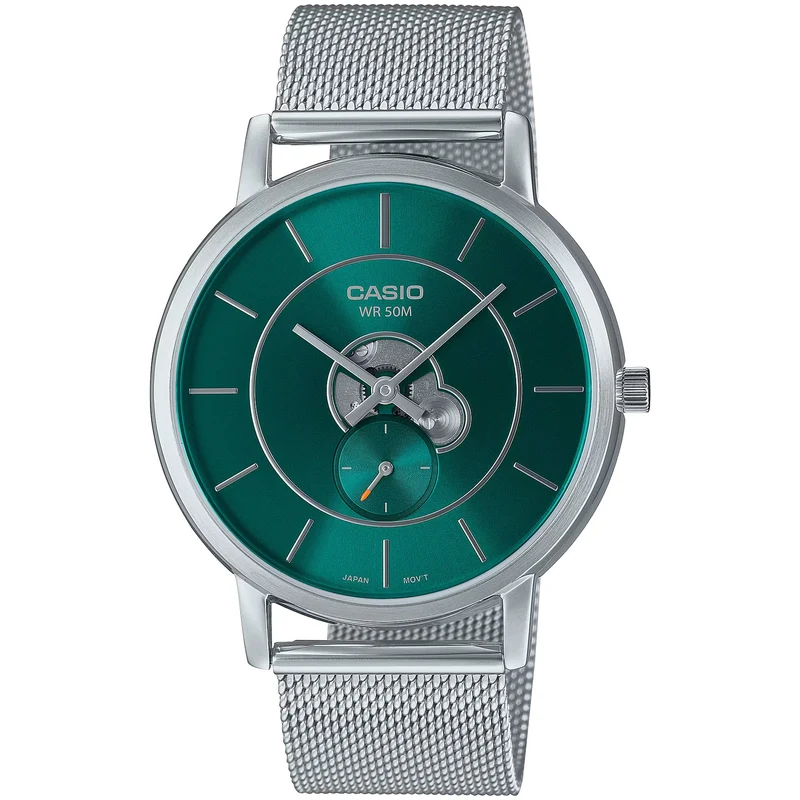 Montre Casio Homme MTP-B130M-3A Quartz Analogique Argent Vert