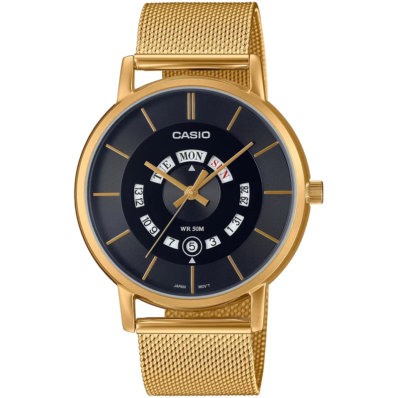 Montre Casio Homme MTP-B135MG-1A Quartz Analogique Doré Noir