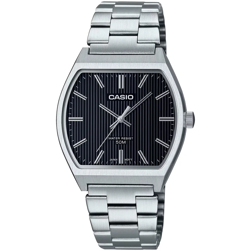 Montre Casio Homme MTP-B140D-1A Quartz Analogique Argent Noir