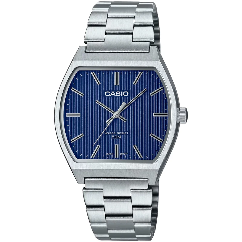 Montre Casio Homme MTP-B140D-2A Quartz Analogique Argent Bleu