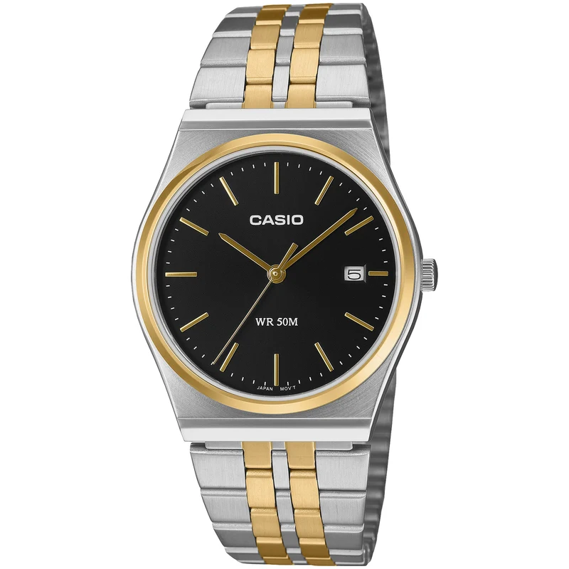 Montre Casio Homme MTP-B145SG-1A Quartz Analogique Argent Noir