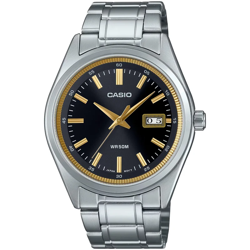 Montre Casio Homme MTP-B180D-1A2 Quartz Analogique Argent Noir