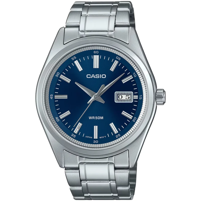 Montre Casio Homme MTP-B180D-2A Quartz Analogique Argent Bleu