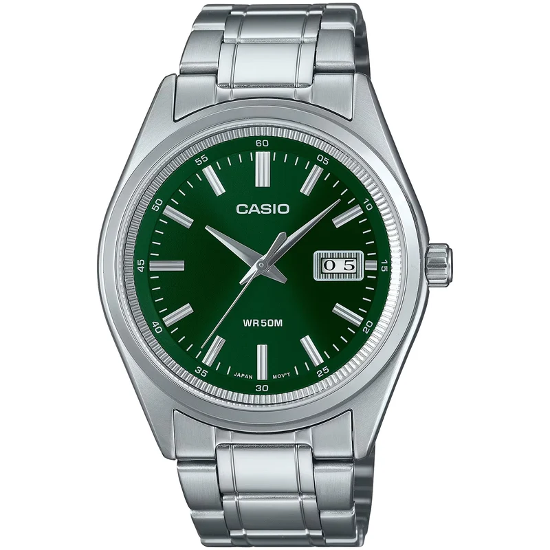 Montre Casio Homme MTP-B180D-3A Quartz Analogique Argent Vert