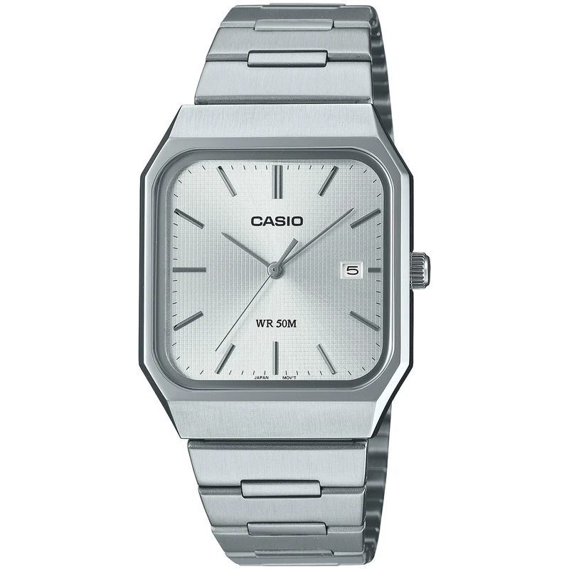 Montre Casio Homme MTP-B185D-7A Quartz Analogique Argent