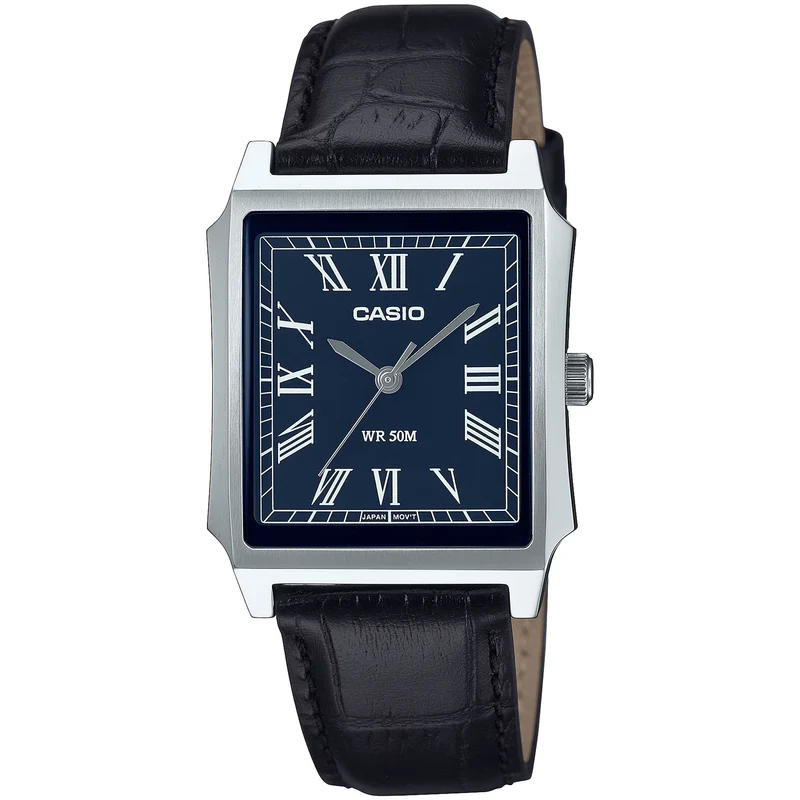 Montre Casio Homme MTP-B190L-2B Quartz Analogique Argent Bleu