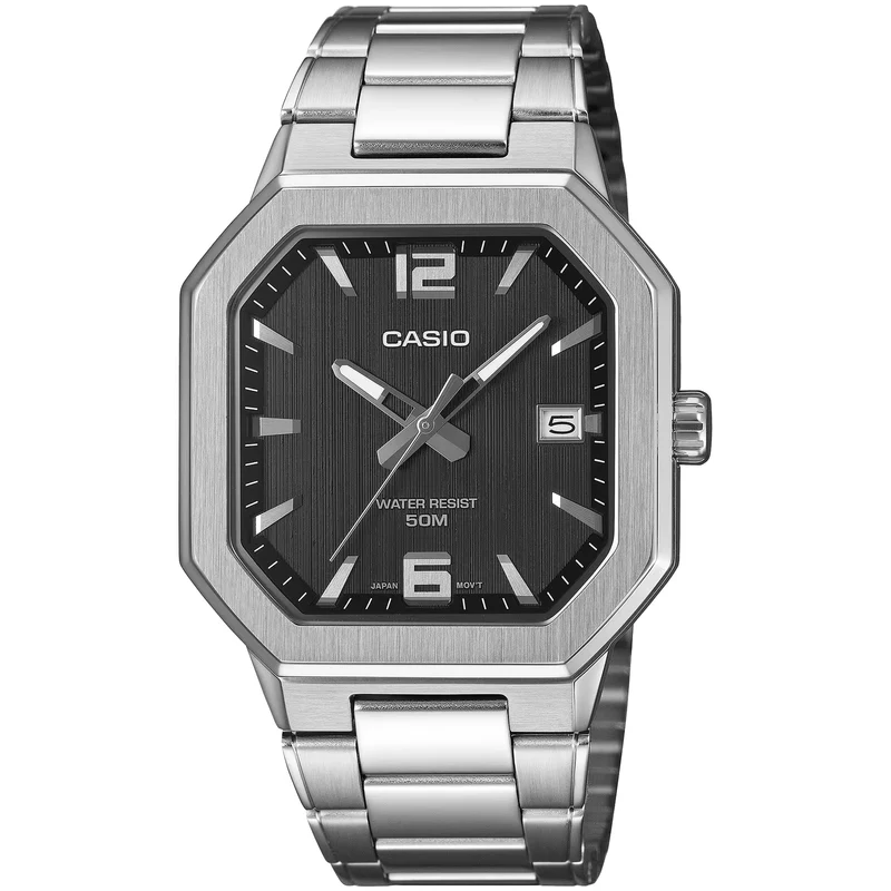 Montre Casio Homme MTP-B195D-1A Quartz Analogique Argent Noir