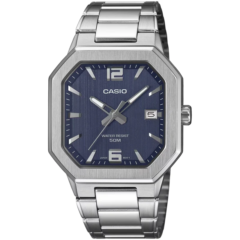 Montre Casio Homme MTP-B195D-2A Quartz Analogique Argent Bleu