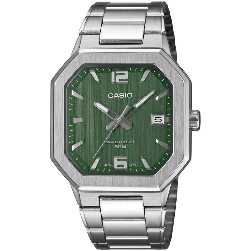 Montre Casio Homme MTP-B195D-3A Quartz Analogique Argent Vert