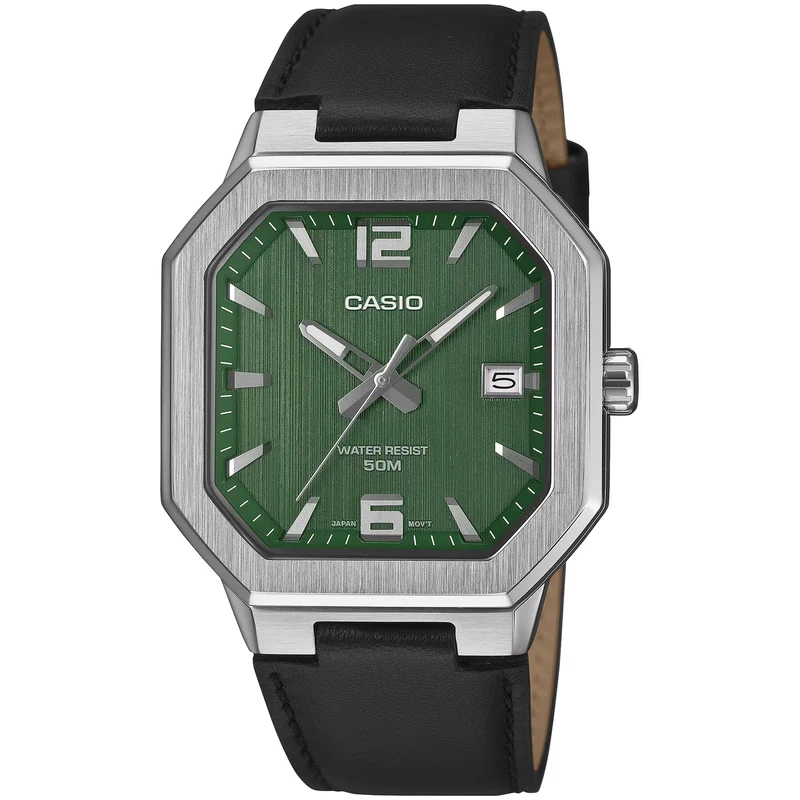 Montre Casio Homme MTP-B195L-3A Quartz Analogique Argent Vert