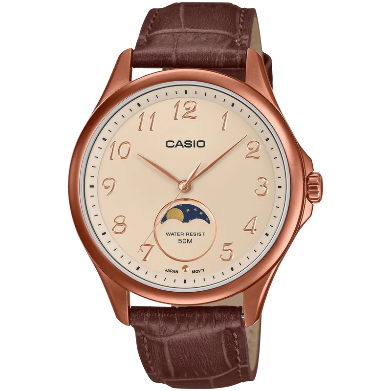 Montre Casio Homme MTP-M110RL-5A Quartz Analogique Doré Beige