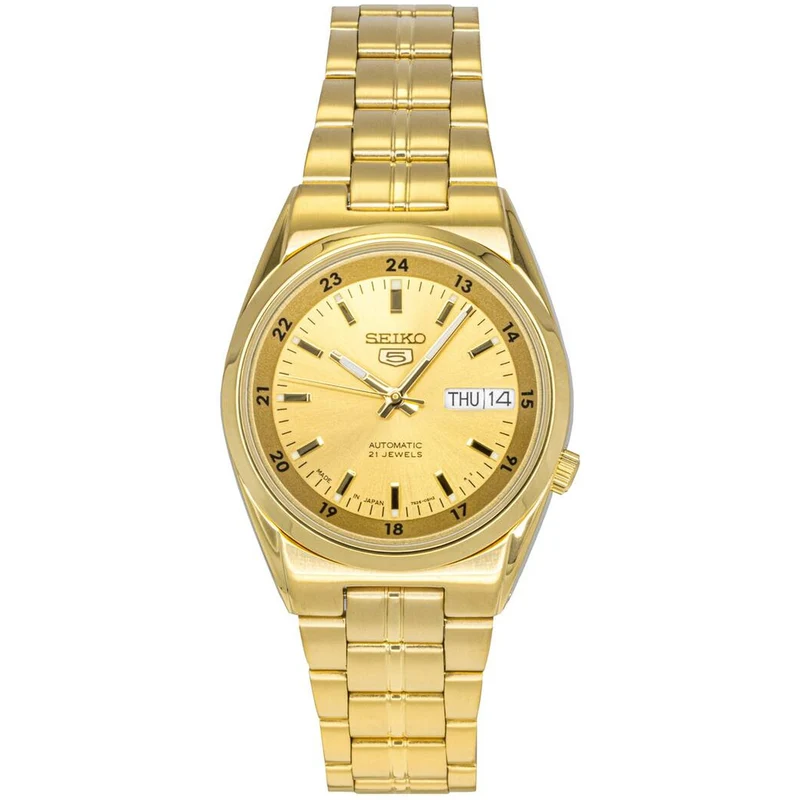 Montre Seiko 5 Homme Automatique SNK574J1 Doré