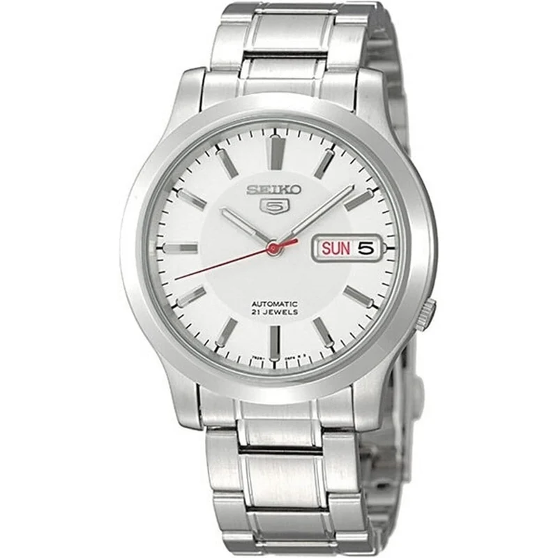 Montre Seiko 5 Homme Automatique SNK789K1 Blanc