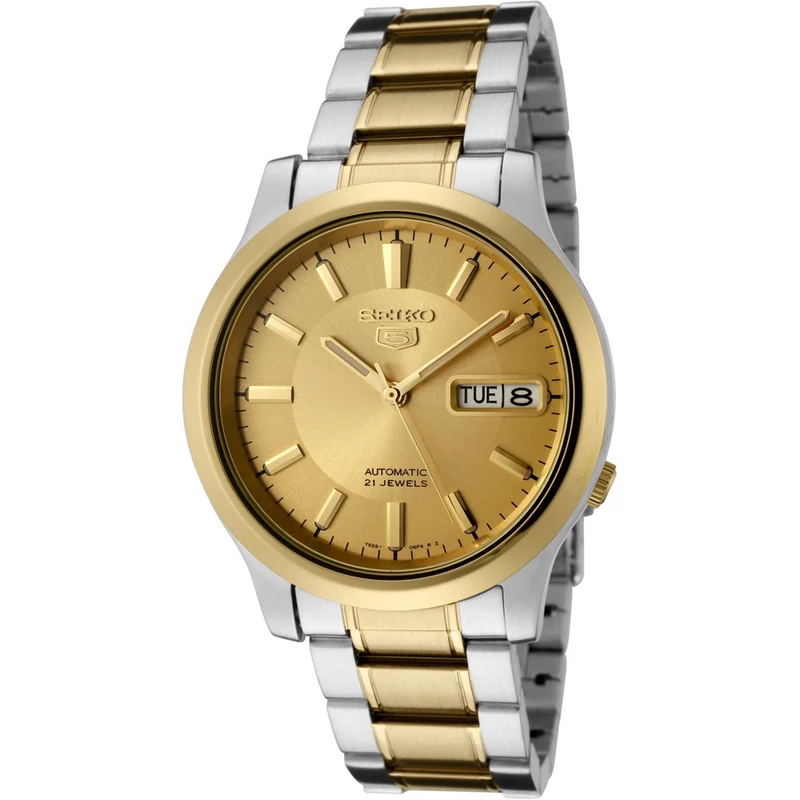 Montre Seiko 5 Homme Automatique SNK792K1 Argenté Doré