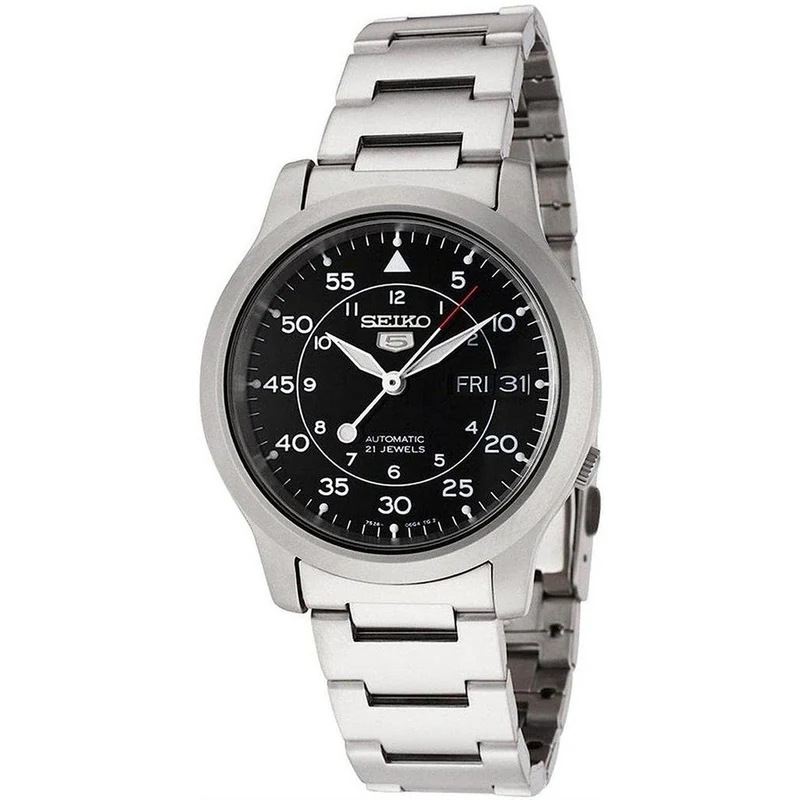Montre Seiko 5 Homme Automatique SNK809K1 Noir