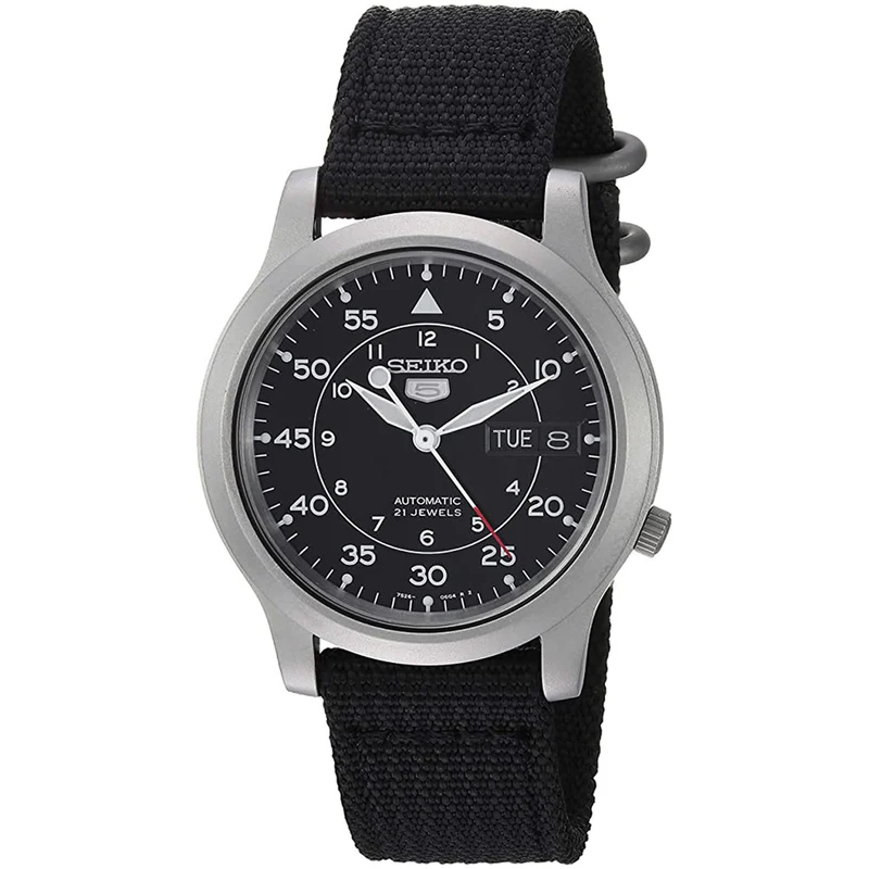 Montre Seiko 5 Homme Automatique SNK809K2 Bracelet Nylon