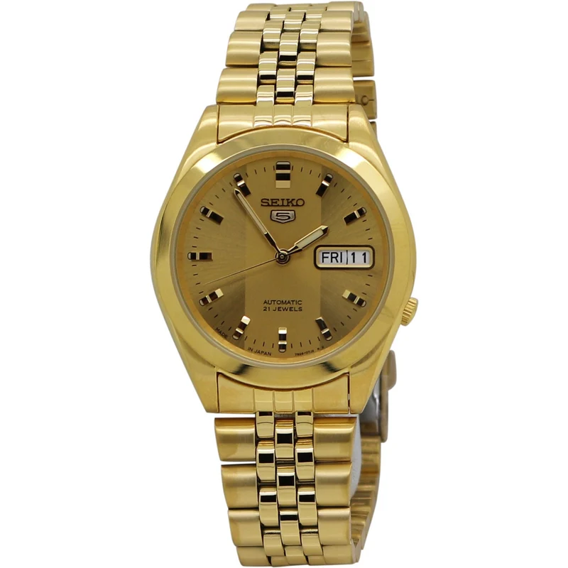 Montre Seiko 5 Homme Automatique SNKC02J1 Doré