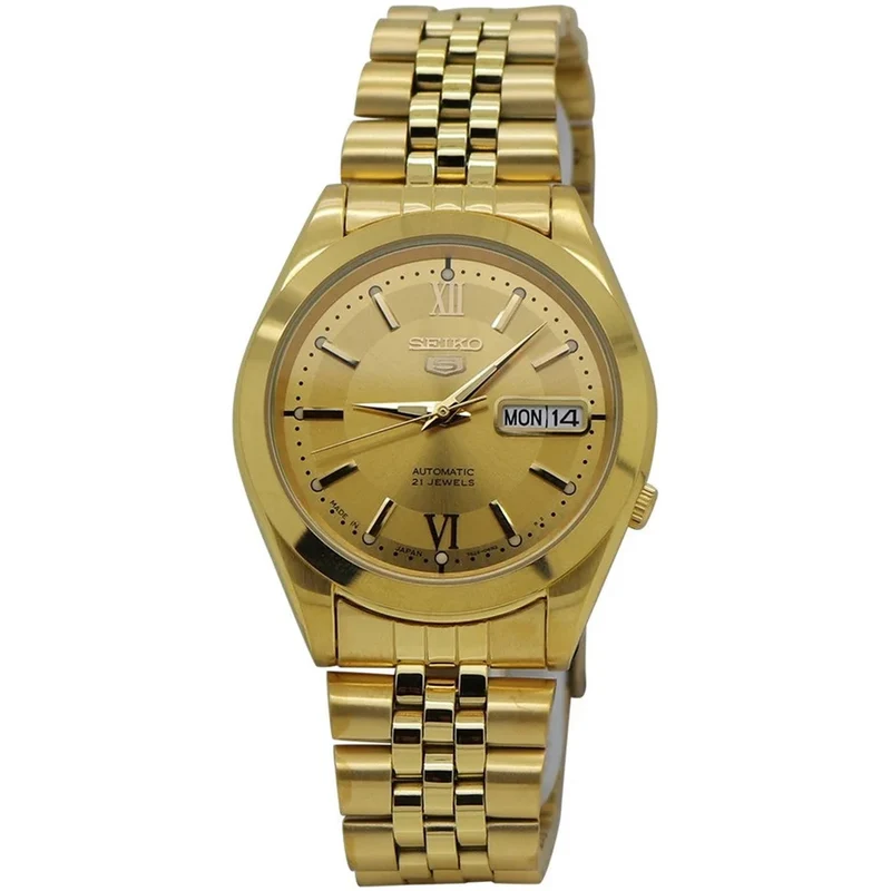 Montre Seiko 5 Homme Automatique SNKC28J1 Doré
