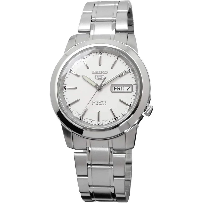 Montre Seiko 5 Homme Automatique SNKE49J1 Blanc