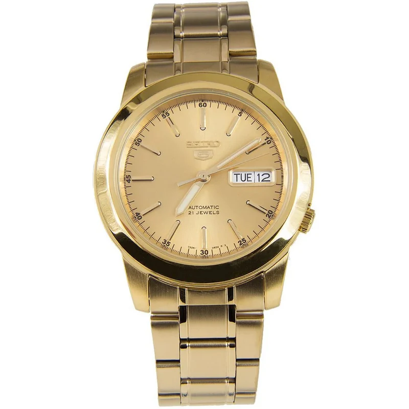 Montre Seiko 5 Homme Automatique SNKE56K1 Doré