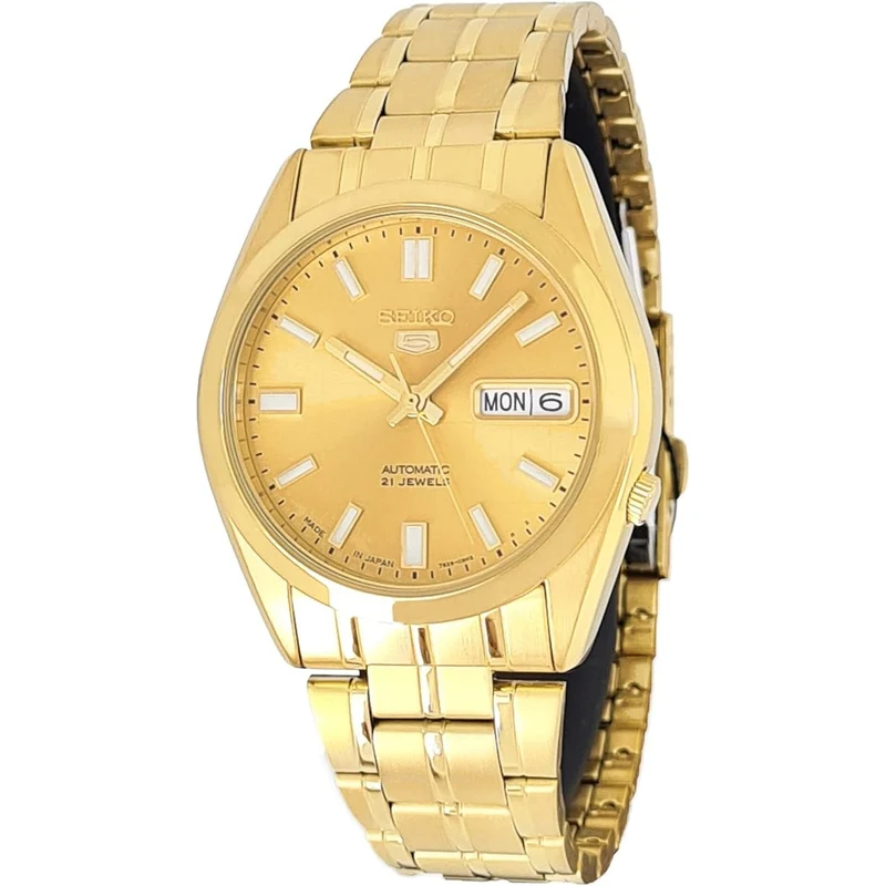 Montre Seiko 5 Homme Automatique SNKF44J1 Doré