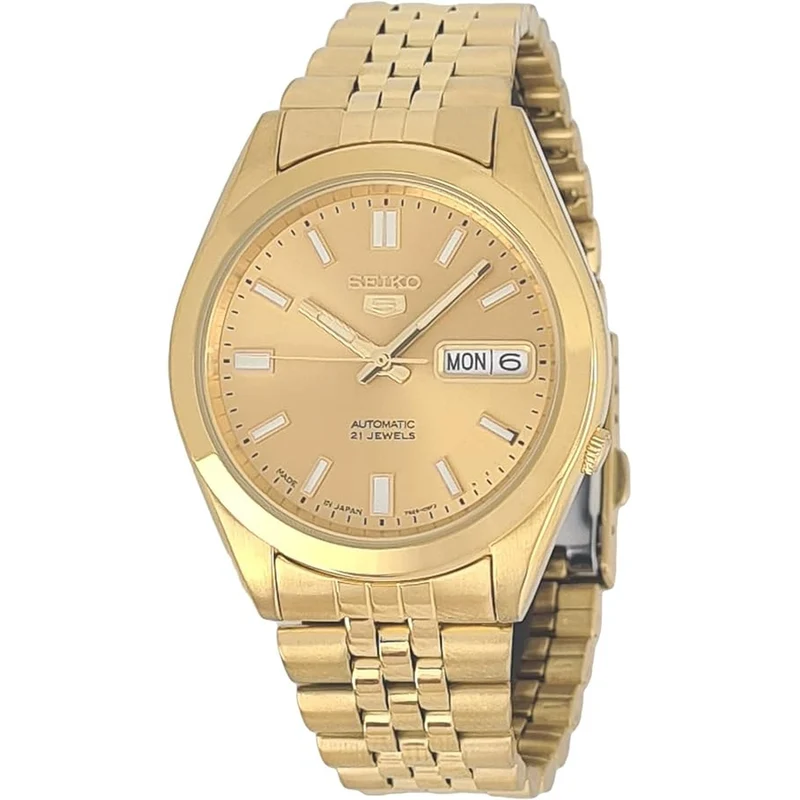 Montre Seiko 5 Homme Automatique SNKF82J1 Doré