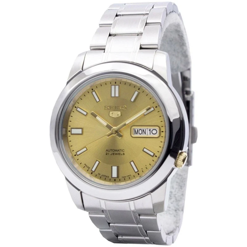 Montre Seiko 5 Homme Automatique SNKK13J1 Doré