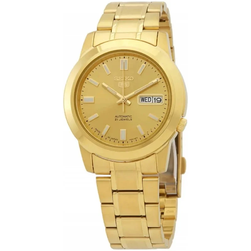 Montre Seiko 5 Homme Automatique SNKK20J1 Doré