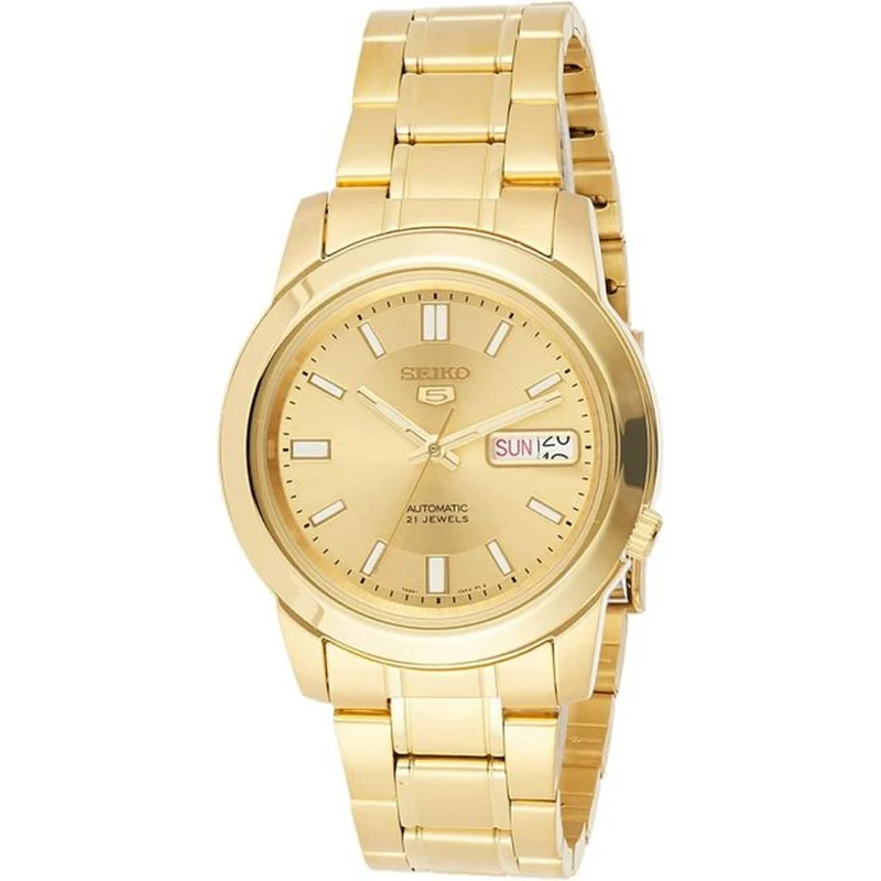 Montre Seiko 5 Homme Automatique SNKK20K1 Doré