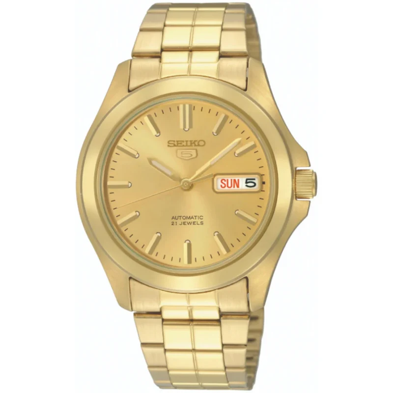 Montre Seiko 5 Homme Automatique SNKK98K1 Doré