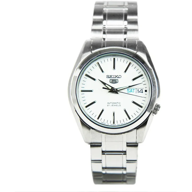 Montre Seiko 5 Homme Automatique SNKL41J1 Blanc