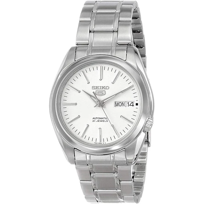 Montre Seiko 5 Homme Automatique SNKL41K1 Blanc