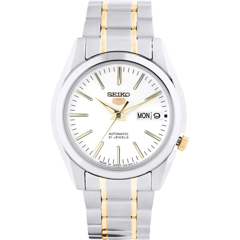 Montre Seiko 5 Homme Automatique SNKL47J1 Blanc