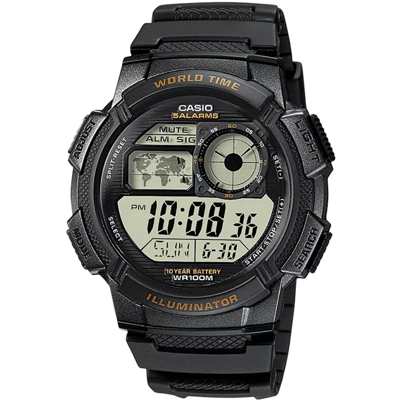 Montre Casio Homme AE-1000W-1A Quartz Digitale Noir