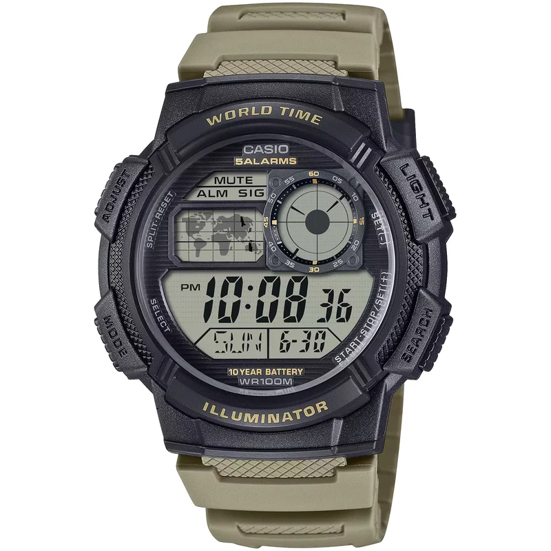 Montre Casio Homme AE-1000W-5A Quartz Digitale Noir