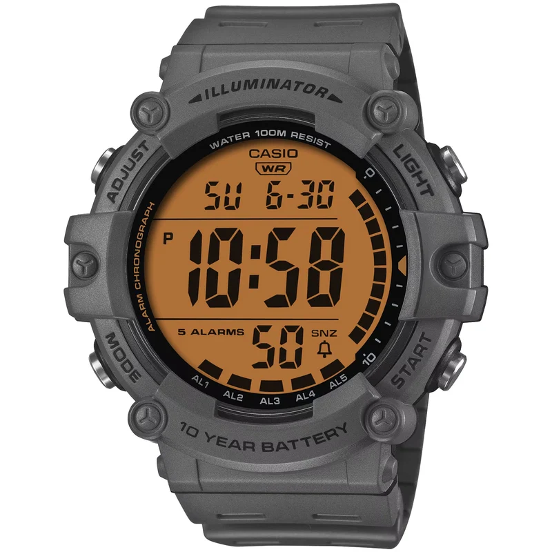 Montre Casio Homme AE-1500WHC-8A Quartz Digitale Gris Noir