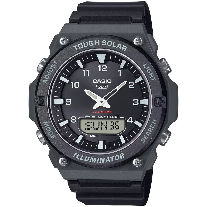 Montre Casio Homme AQ-S820W-1A Solaire Analogique / Digitale Noir