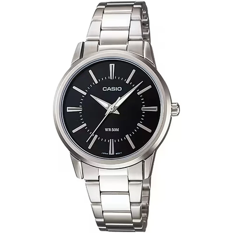 Montre Casio Femme LTP-1303D-1A Quartz Analogique Argent Noir