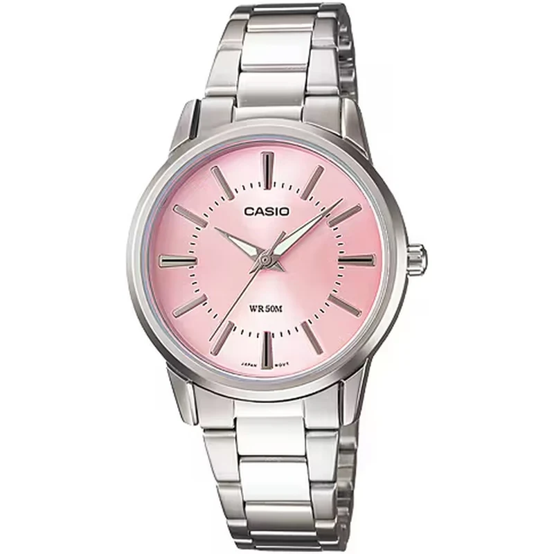 Montre Casio Femme LTP-1303D-4A Quartz Analogique Argent Rose