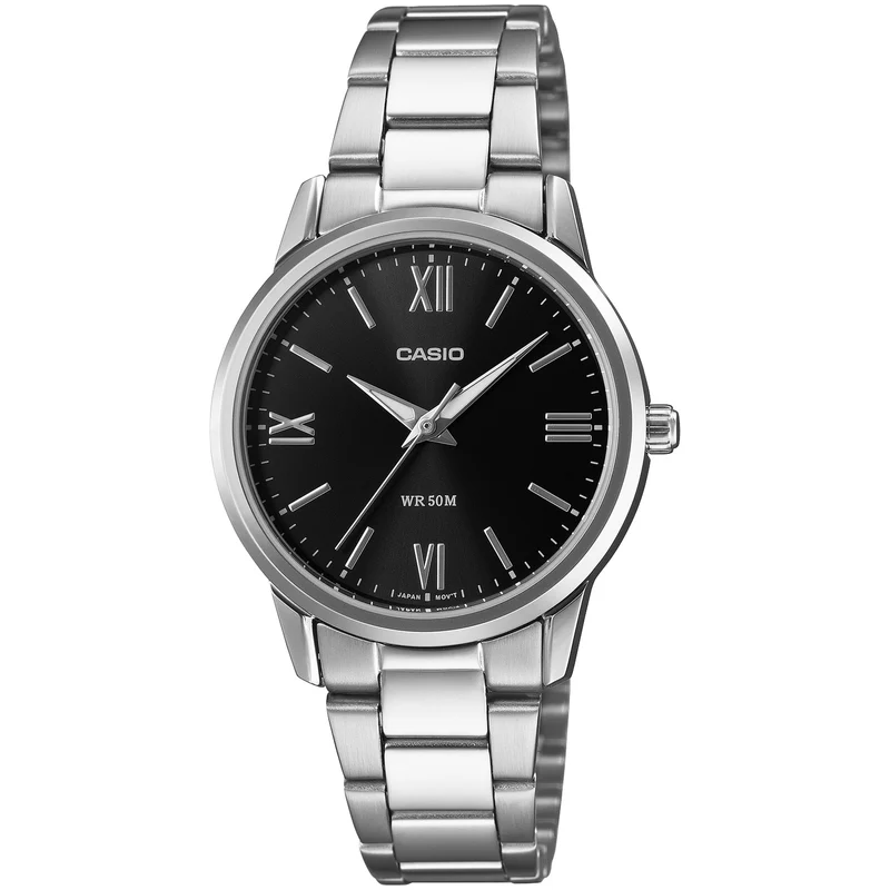 Montre Casio Femme LTP-1303DD-1A Quartz Analogique Argent Noir