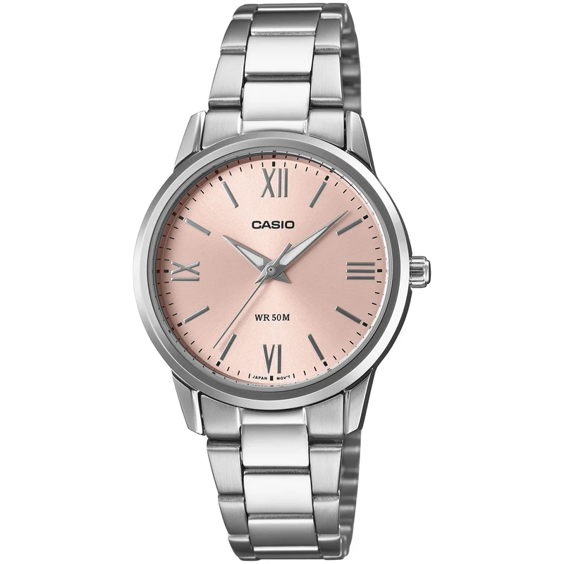 Montre Casio Femme LTP-1303DD-4A Quartz Analogique Argent Rose
