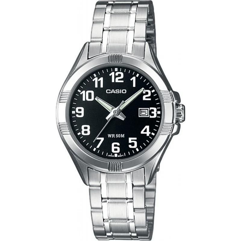 Montre Casio Femme LTP-1308D-1B Quartz Analogique Argent Noir