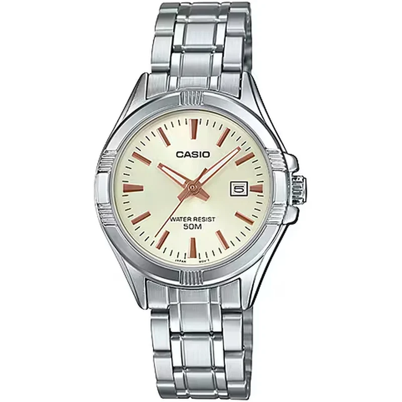 Montre Casio Femme LTP-1308D-9A Quartz Analogique Argent Doré