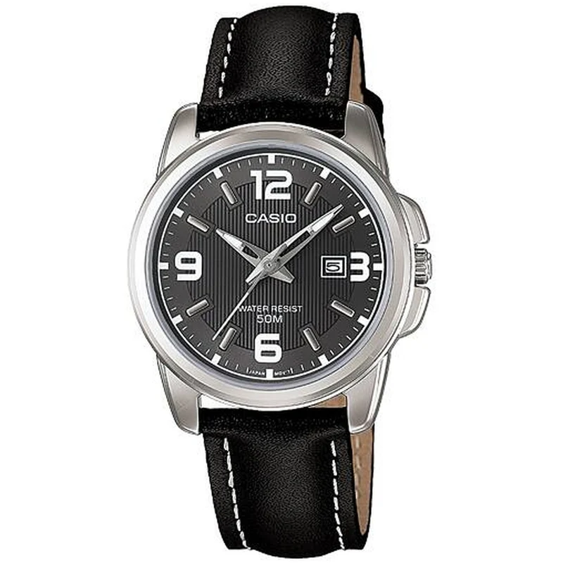 Montre Casio Femme LTP-1314L-8A Quartz Analogique Argent Blanc
