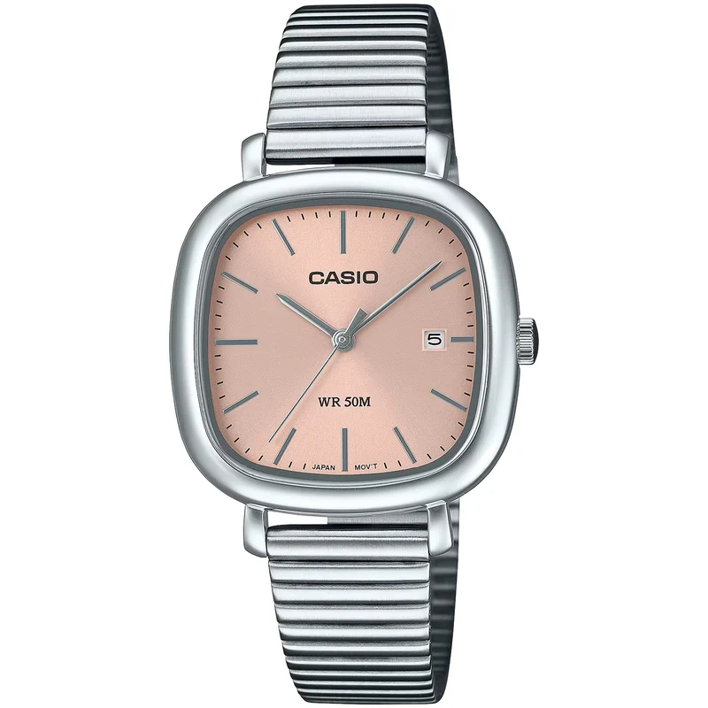 Montre Casio Femme LTP-B166D-4A Quartz Analogique Argent Rose