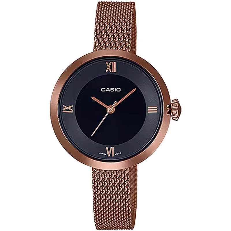 Montre Casio Femme LTP-E154MR-1A Quartz Analogique Rose Noir